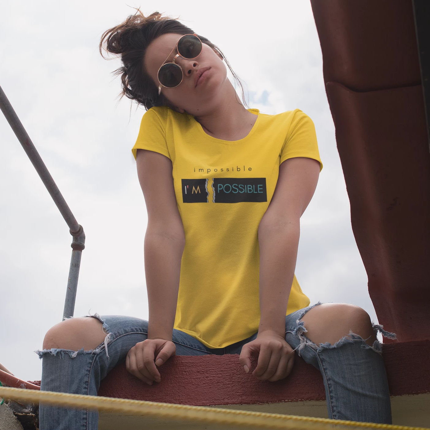 "IMPOSSIBLE" HALF-SLEEVE T-SHIRTS