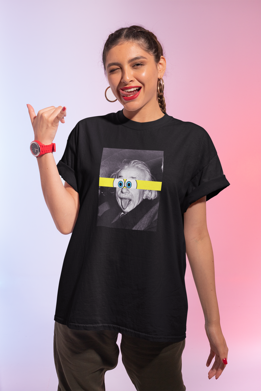 Einstein Sticks SpongeBob - Half Sleeve T-Shirts