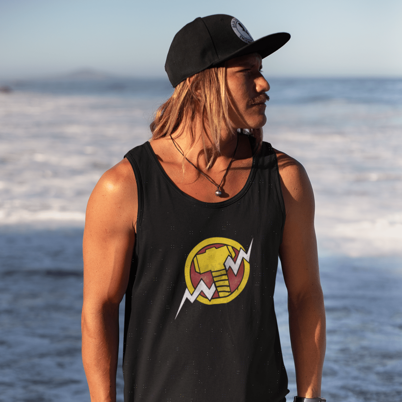 MIGHTY THOR SLEEVELESS T SHIRTS by ANTHERR