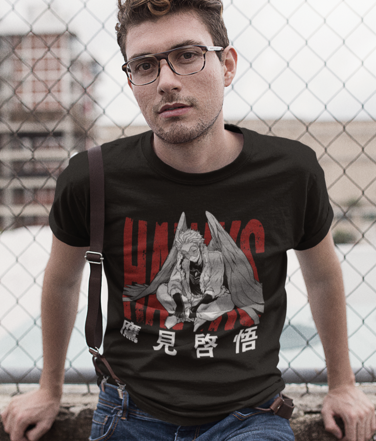 Hawks wings- My Hero Academia : Anime- Regular Fit T-Shirts