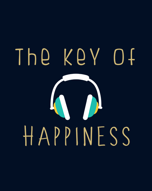 "THE KEY OF HAPPINESS" - HALF SLEEVE CROP TOPS