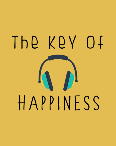 "THE KEY OF HAPPINESS"- HALF-SLEEVE T-SHIRT'S