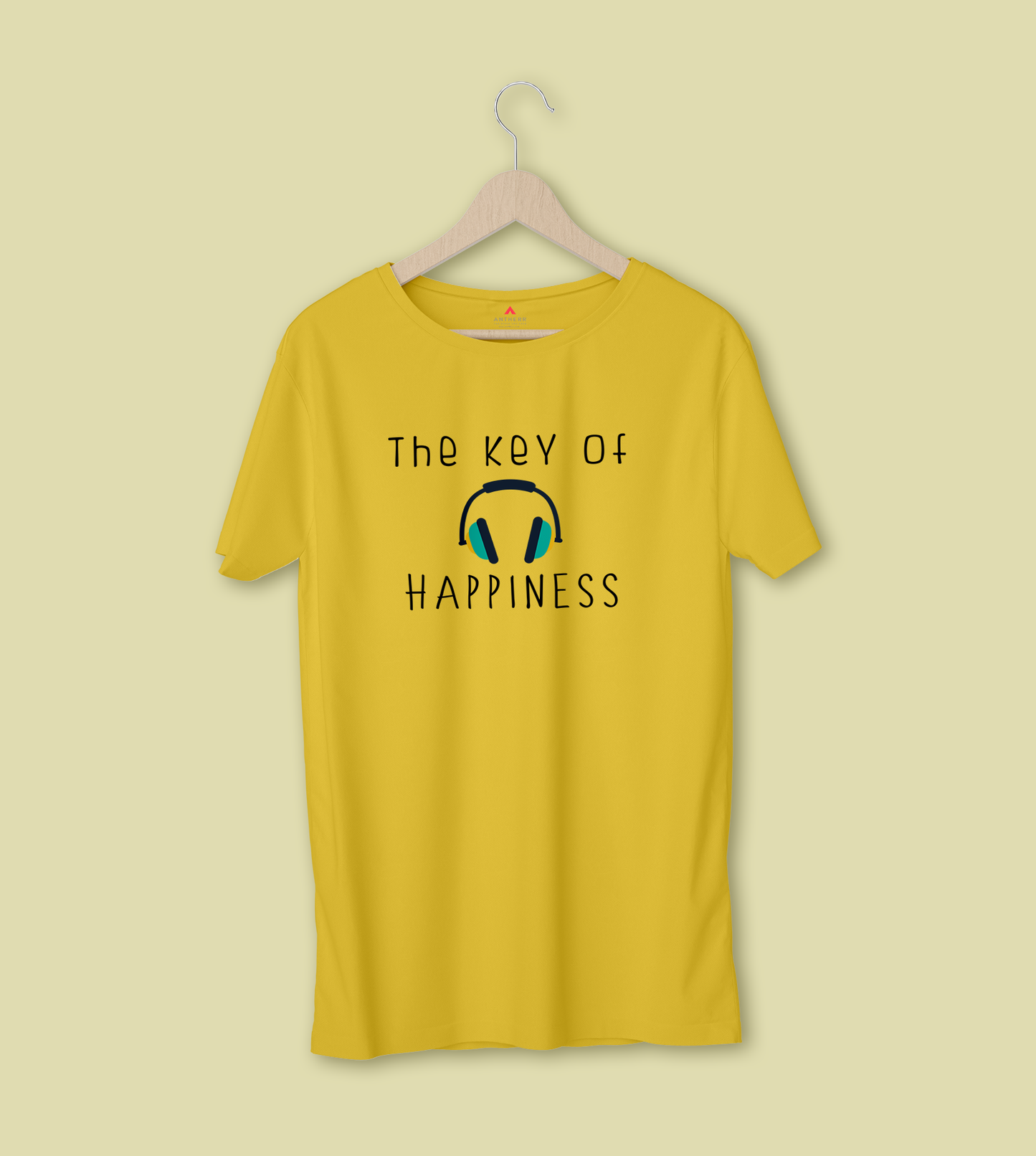 "THE KEY OF HAPPINESS"- HALF-SLEEVE T-SHIRT'S