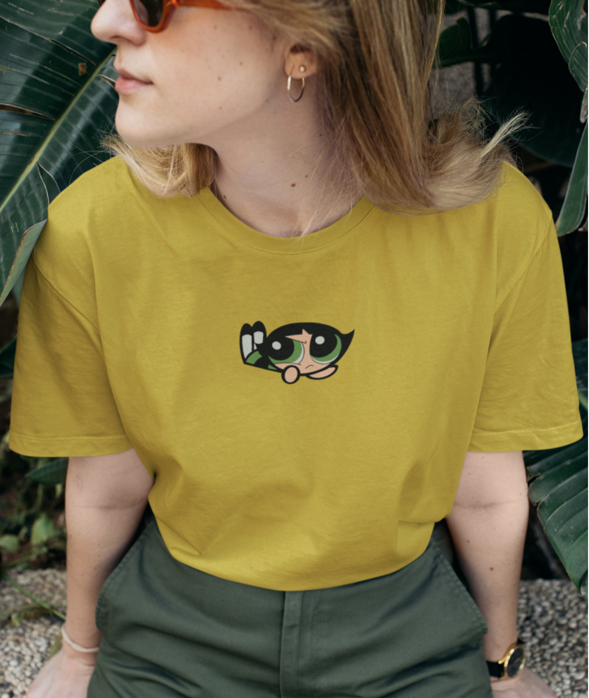Buttercup MinimalPOWERPUFF GIRLS : - HALF SLEEVE T-SHIRT