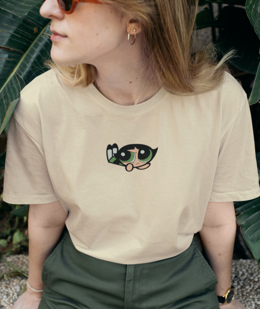 Buttercup MinimalPOWERPUFF GIRLS : - HALF SLEEVE T-SHIRT