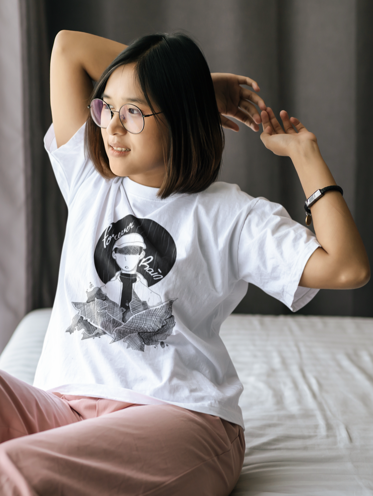 FOREVER RAIN- RM : BTS - HALF-SLEEVE T-SHIRTS