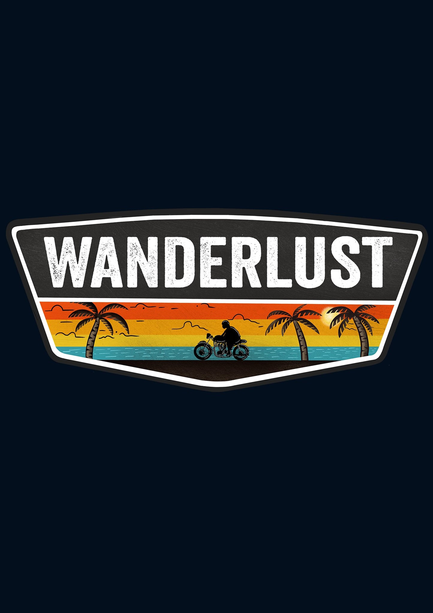 WANDERLUST HALF-SLEEVE T-SHIRT