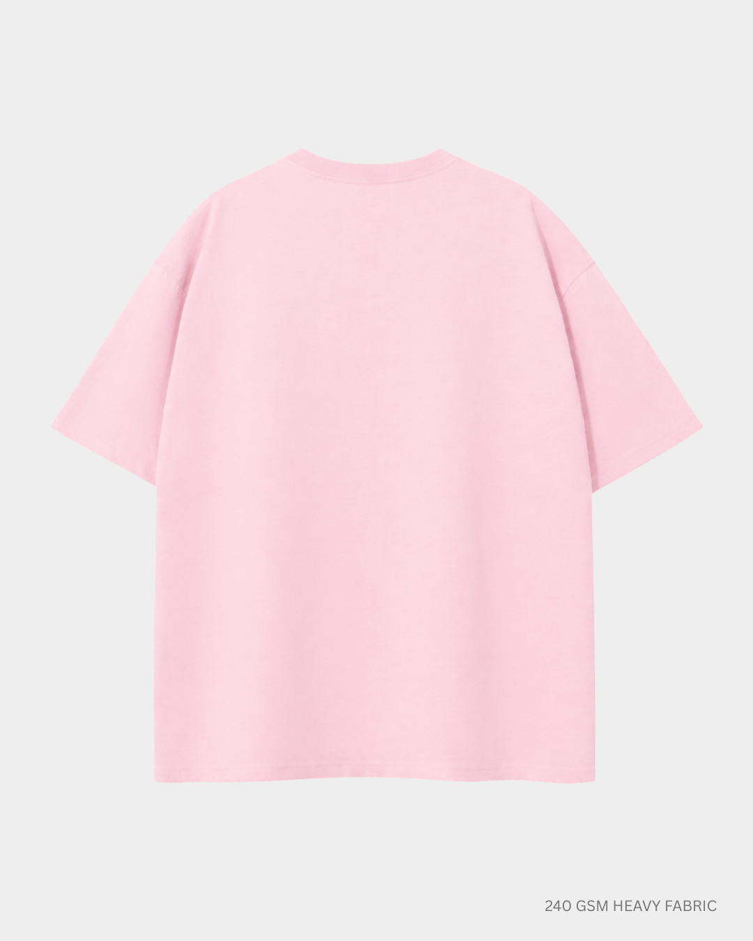 Basic Baby Pink Unisex Oversized T-Shirt | Antherr Originals
