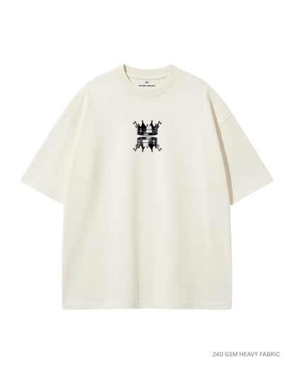 Crown Unisex Oversized T-Shirts