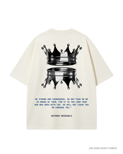 Crown Unisex Oversized T-Shirts