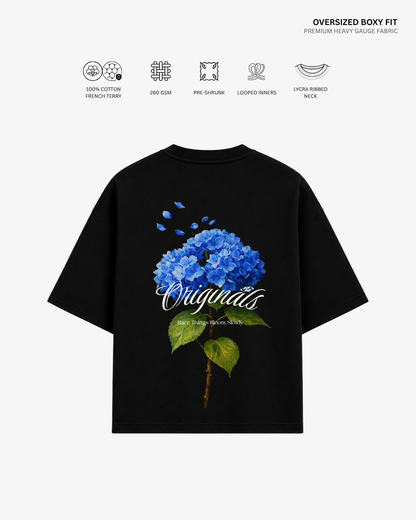 Rare Things Bloom Slowly French Terry Oversized T-Shirt | Antherr Originals