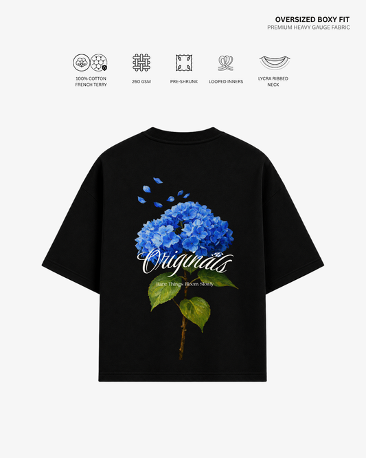 Rare Things Bloom Slowly French Terry Oversized T-Shirt | Antherr Originals