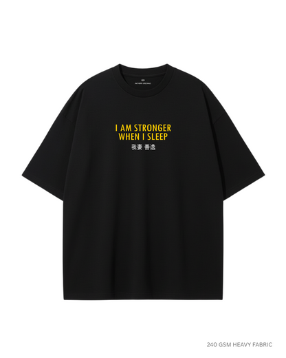 I Am Stronger When I Sleep: Zenitsu: Anime, Unisex Oversized T-Shirts