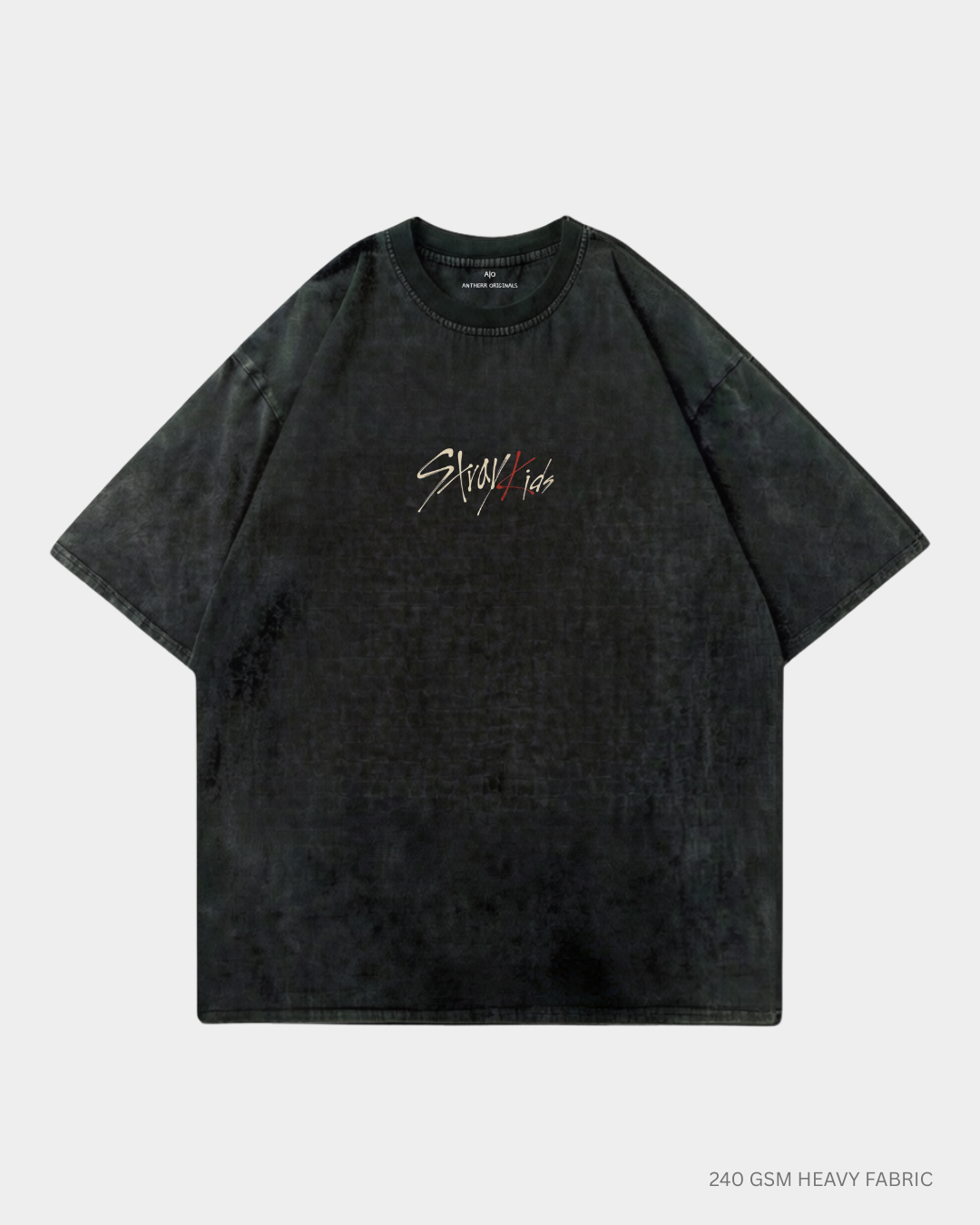 All You Need Straykids Acid Wash Oversized T-Shirt India | Antherr Core