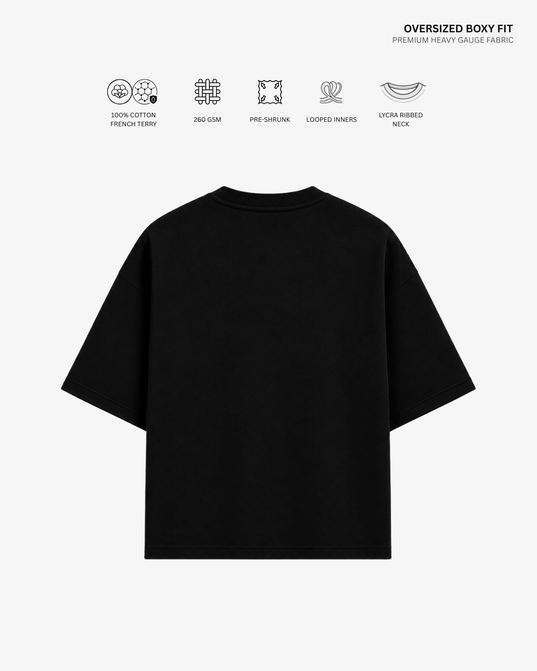 Briar U Hockey French Terry Oversized T-Shirt | Antherr Core