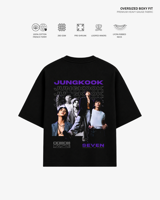 Jungkook French Terry Oversized T-Shirt | Antherr Core