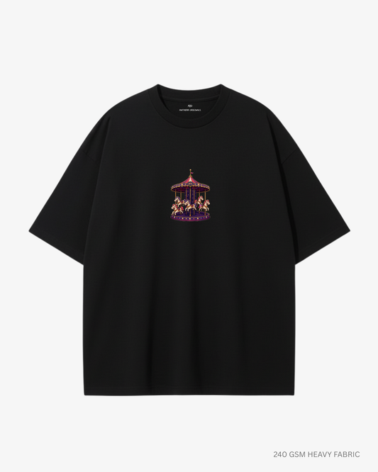 Merry Go Round Arirang Unisex Oversized T-Shirt
