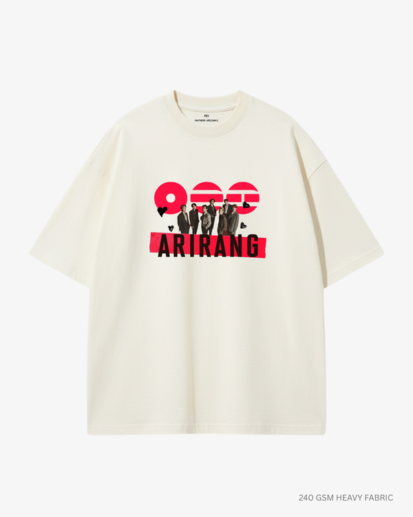BTS Arirang Unisex Oversized T-Shirt | Antherr Core