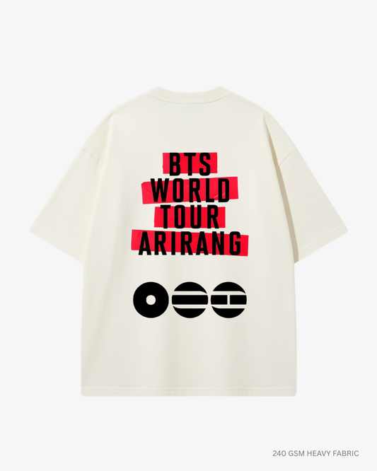 BTS World Tour Arirang Unisex Oversized T-Shirt | Antherr Core