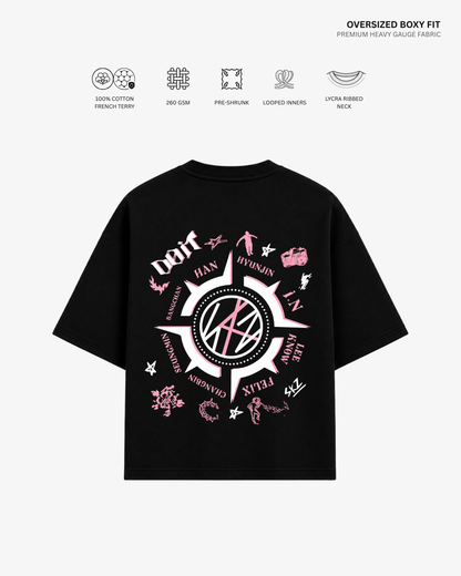 Stray Kids Do It French Terry Oversized T-Shirt | Antherr Core