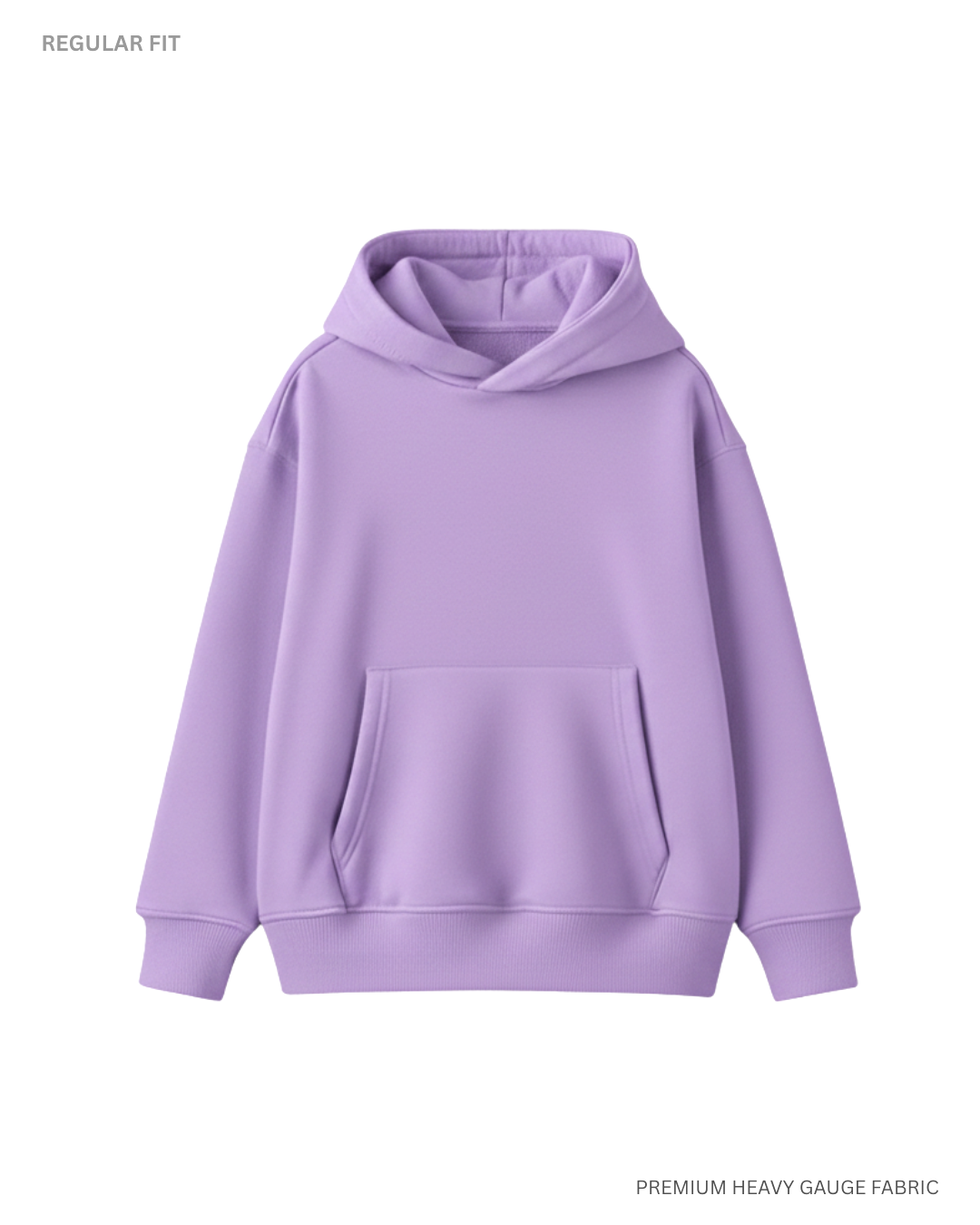 Basic Lavender Unisex Winter Hoodies LAVENDER