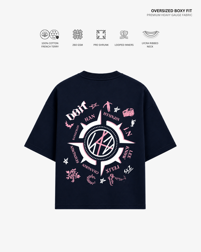 Stray Kids Do It French Terry Oversized T-Shirt | Antherr Core