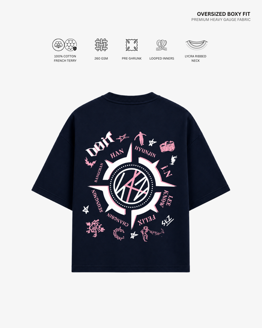 Stray Kids Do It French Terry Oversized T-Shirt | Antherr Core