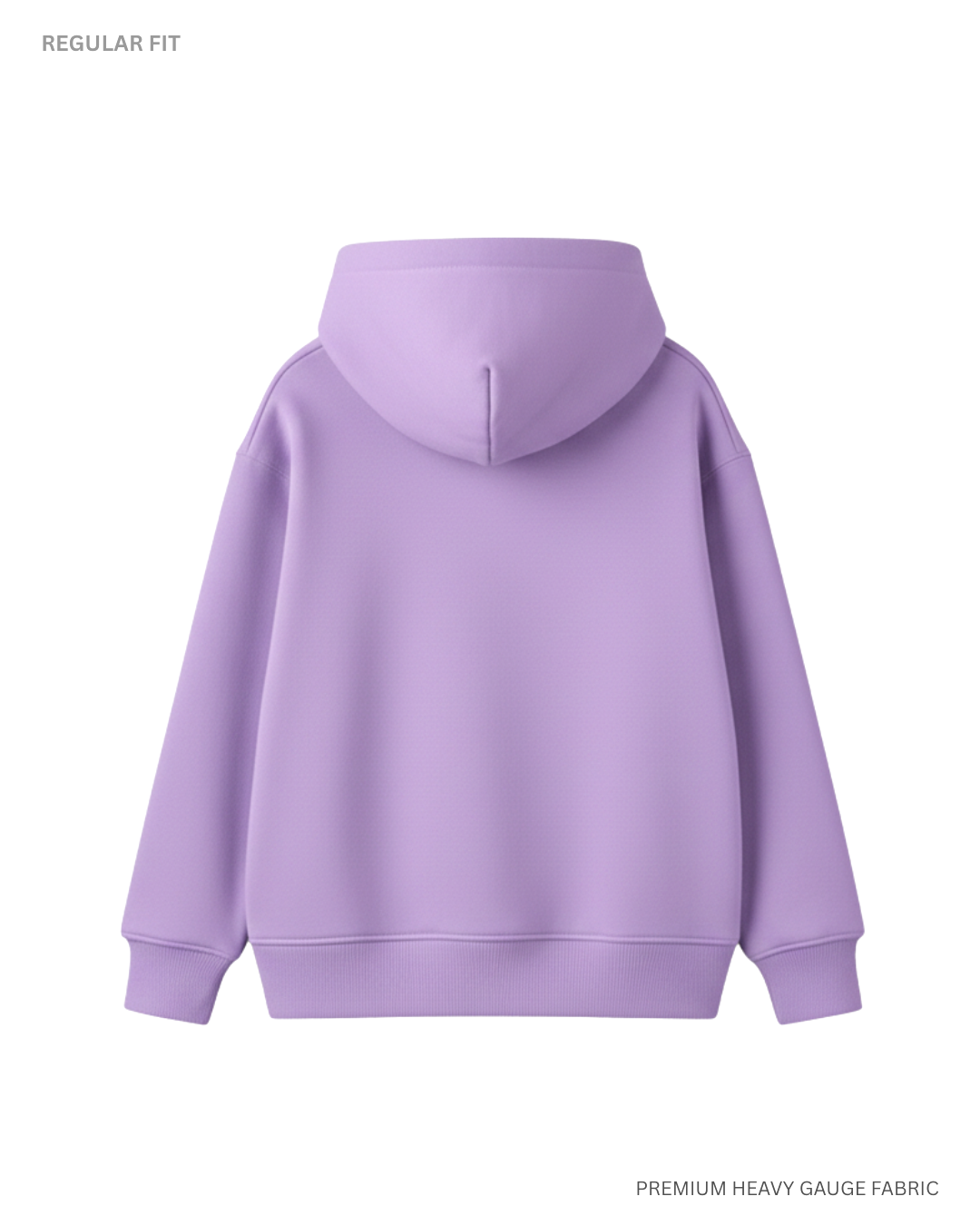 Basic Lavender Unisex Winter Hoodies