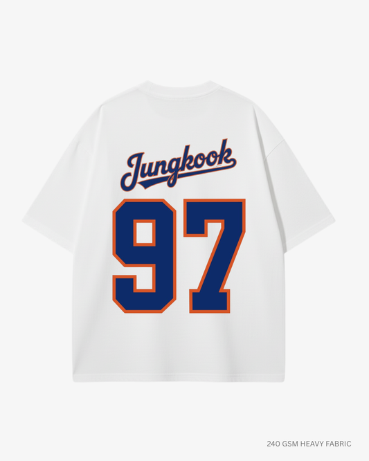 Bangtan Varsity Blue Edition Unisex Oversized T-Shirt | Antherr Core