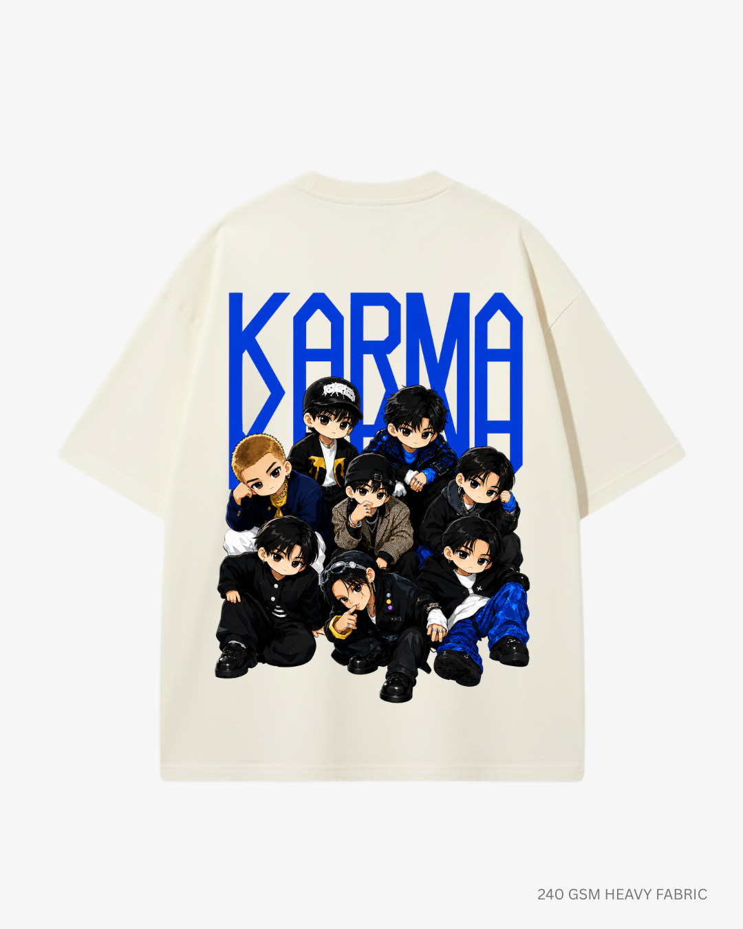 Chibi SKZ KARMA Unisex Oversized T-Shirt | Antherr Core