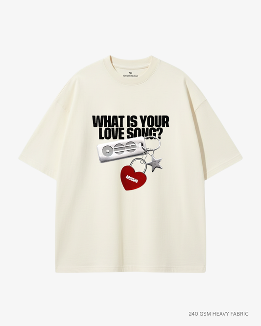 What Is Your Love Song? Arirang Unisex Oversized T-Shirt | Antherr Core