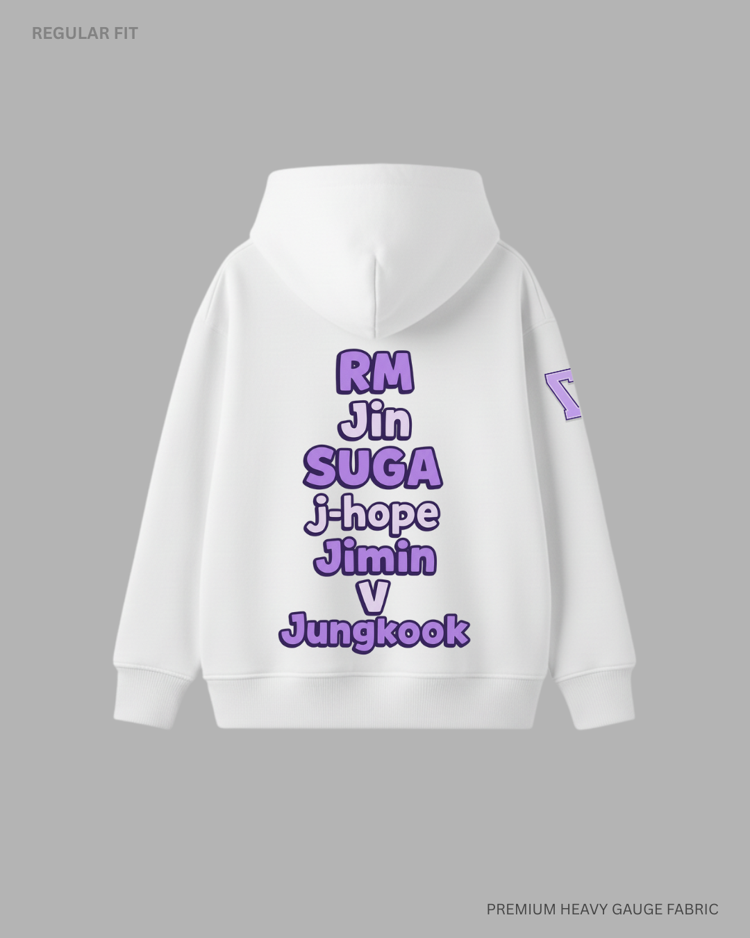 Army Love: BTS- Winter Hoodie WHITE