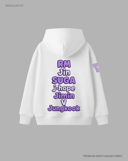 Army Love: BTS- Winter Hoodie WHITE