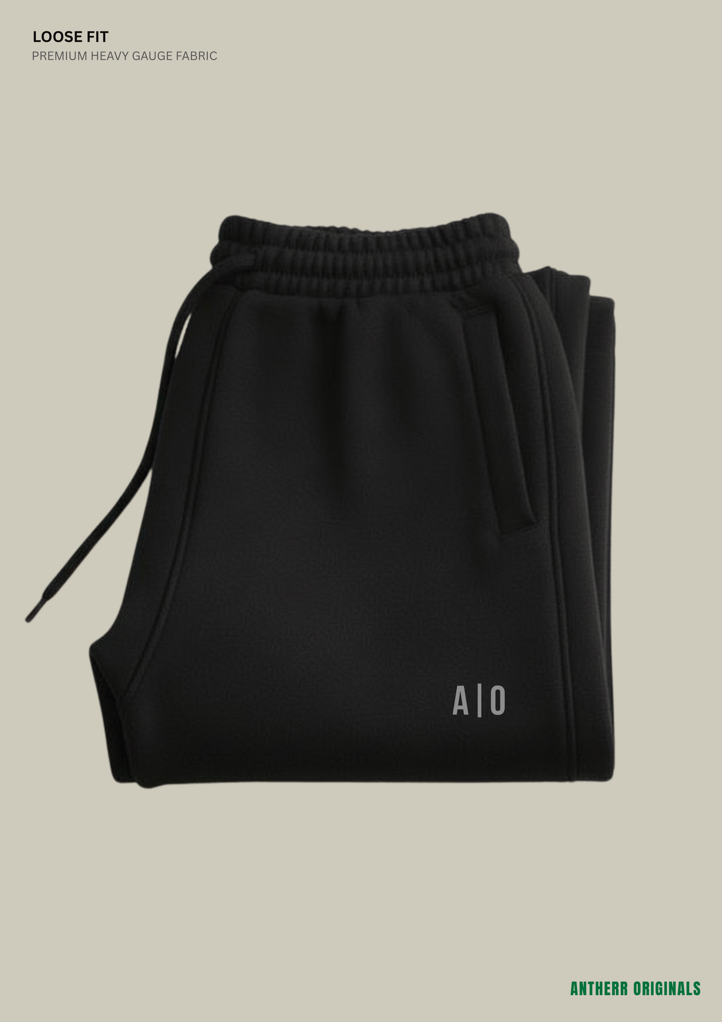 Black Unisex Everyday Sweatpants