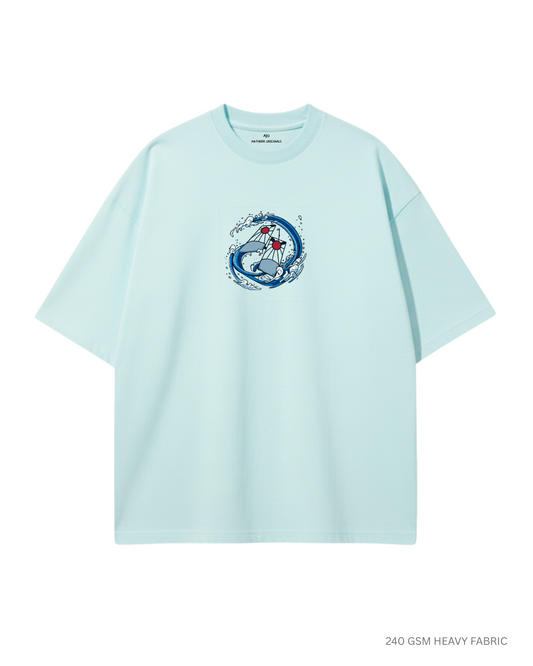 Tanjiro Kamado Water Breathing: Anime, Unisex Oversized T-Shirts