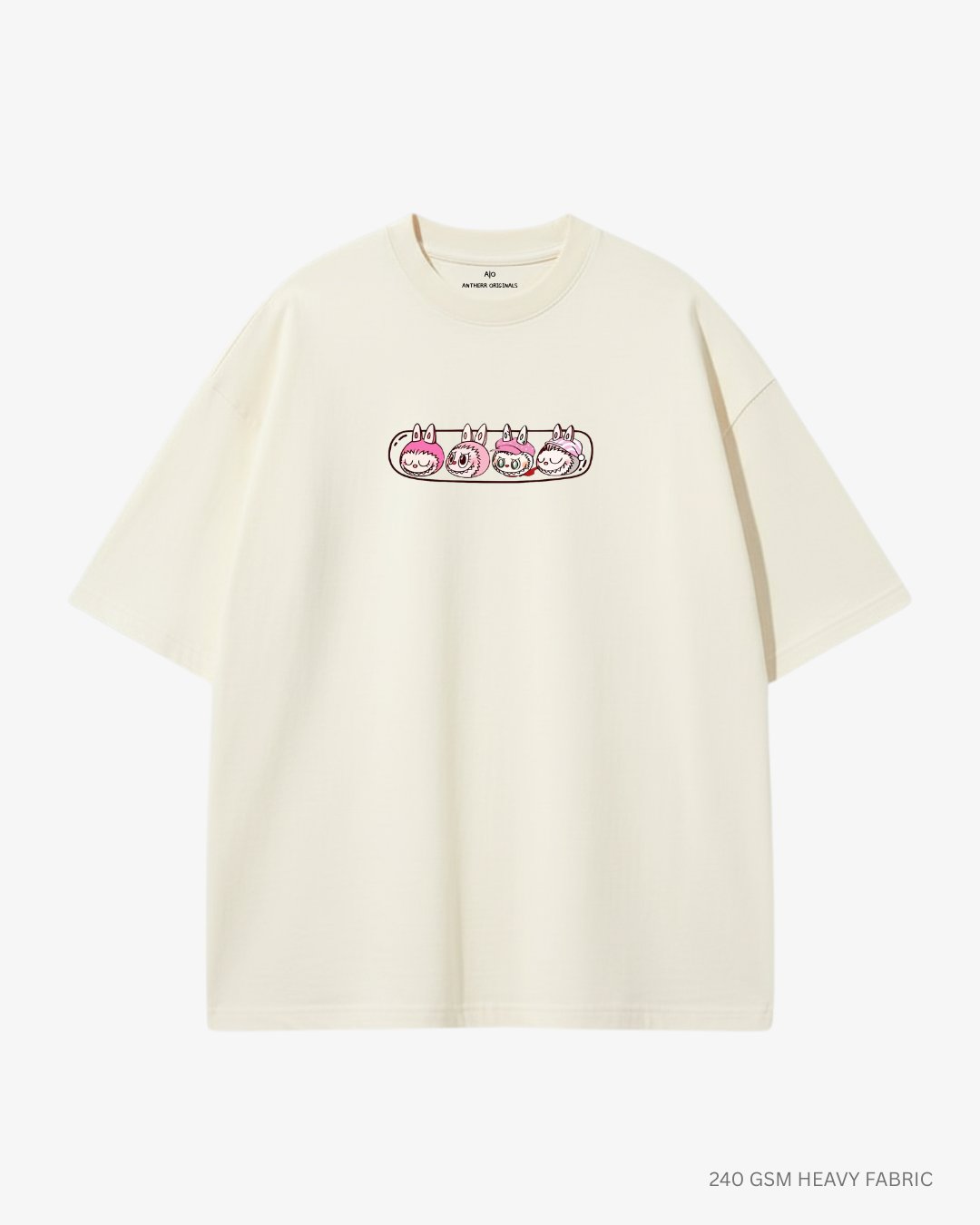 Cute Labubu Unisex Oversized T-Shirt