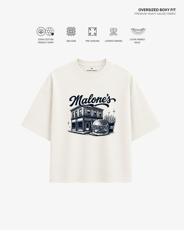 Melone's French Terry Oversized T-Shirt | Antherr Core