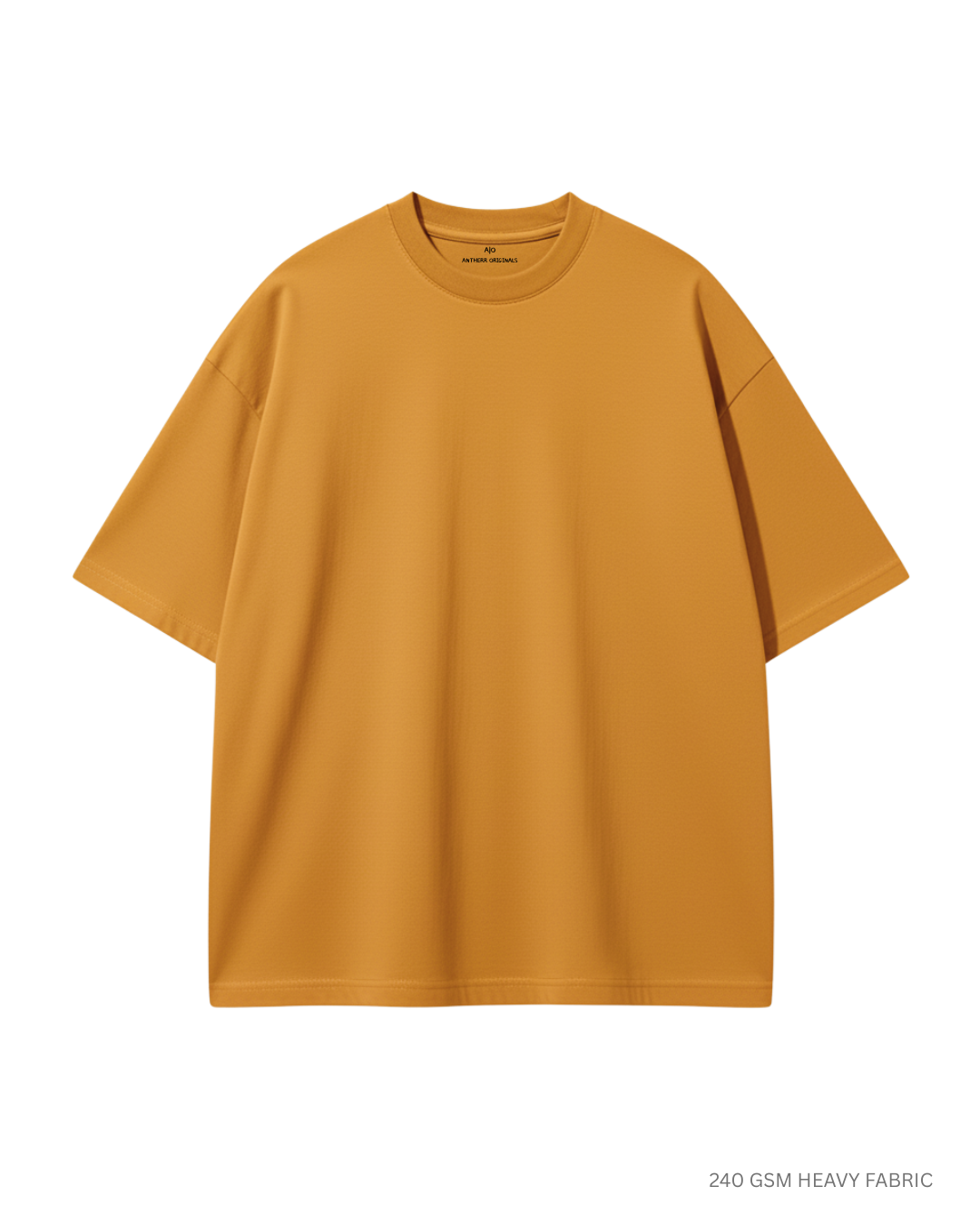 Basic Mustard Yellow Unisex Oversized T-Shirt | Antherr Originals MUSTARD YELLOW