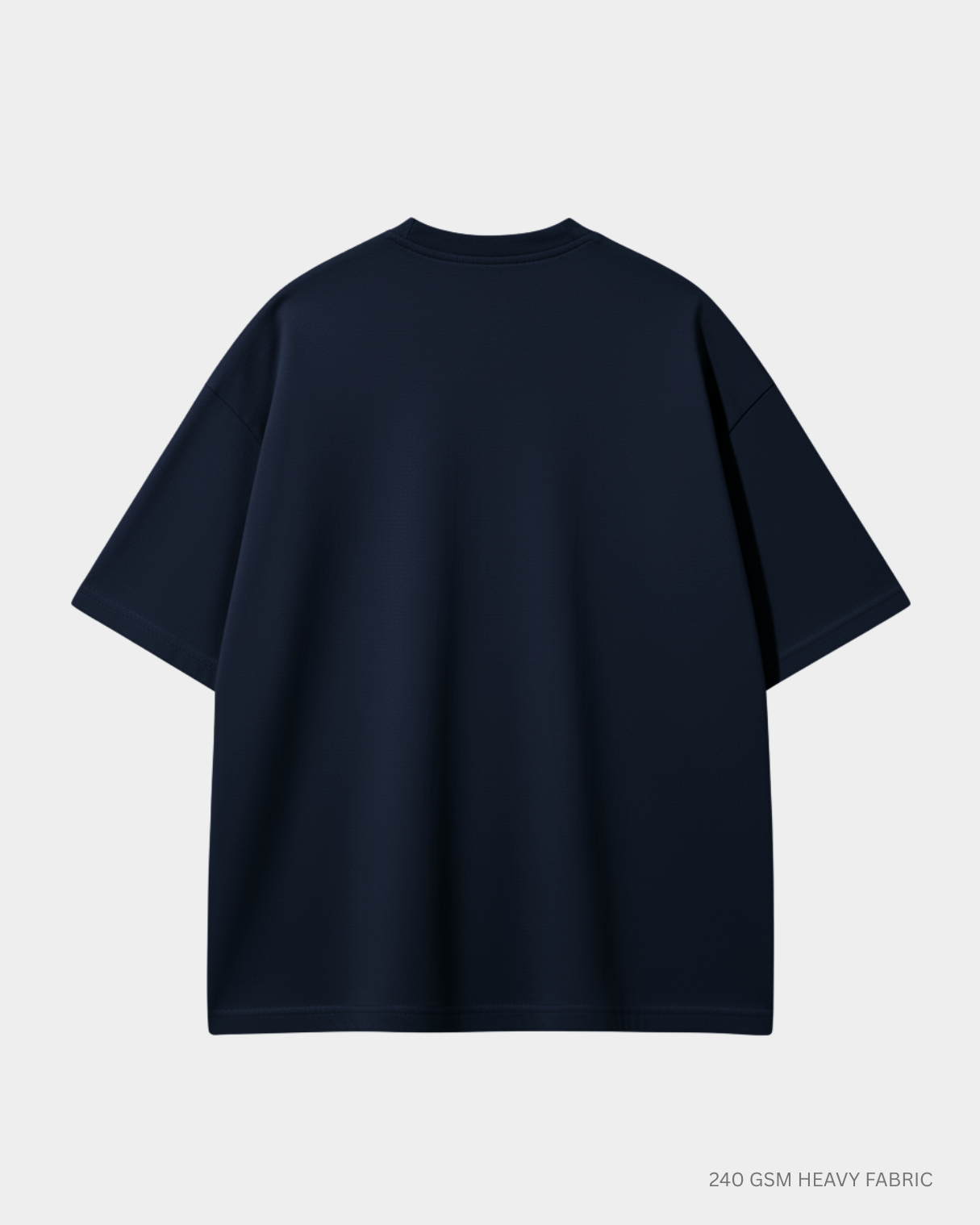Basic Navy Blue Unisex Oversized T-Shirt | Antherr Originals
