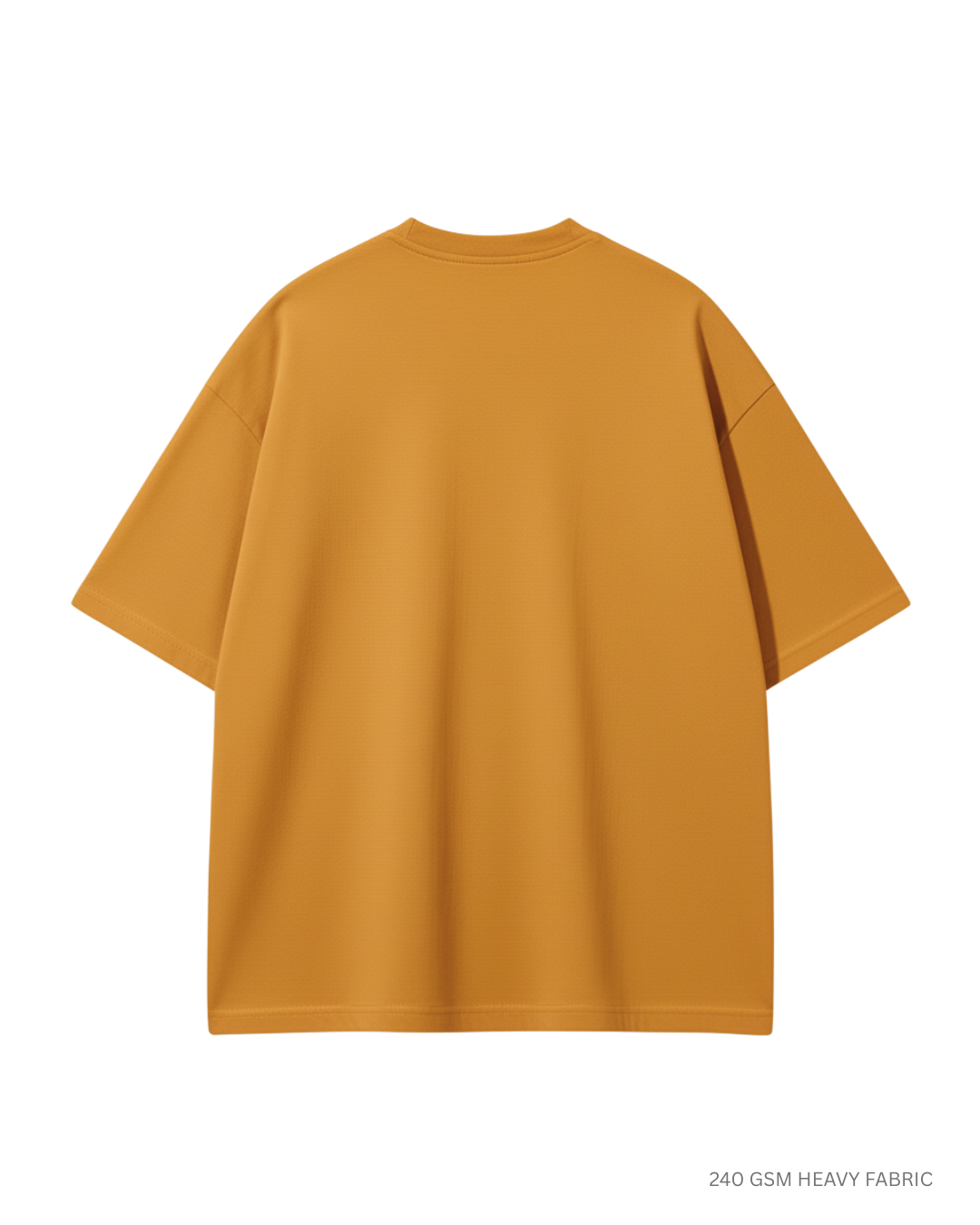 Basic Mustard Yellow Unisex Oversized T-Shirt | Antherr Originals