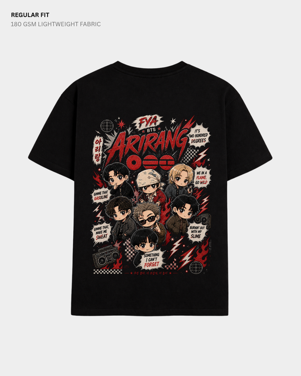 Chibi FYA Arirang BTS Regular Fit T-Shirt | Antherr Core