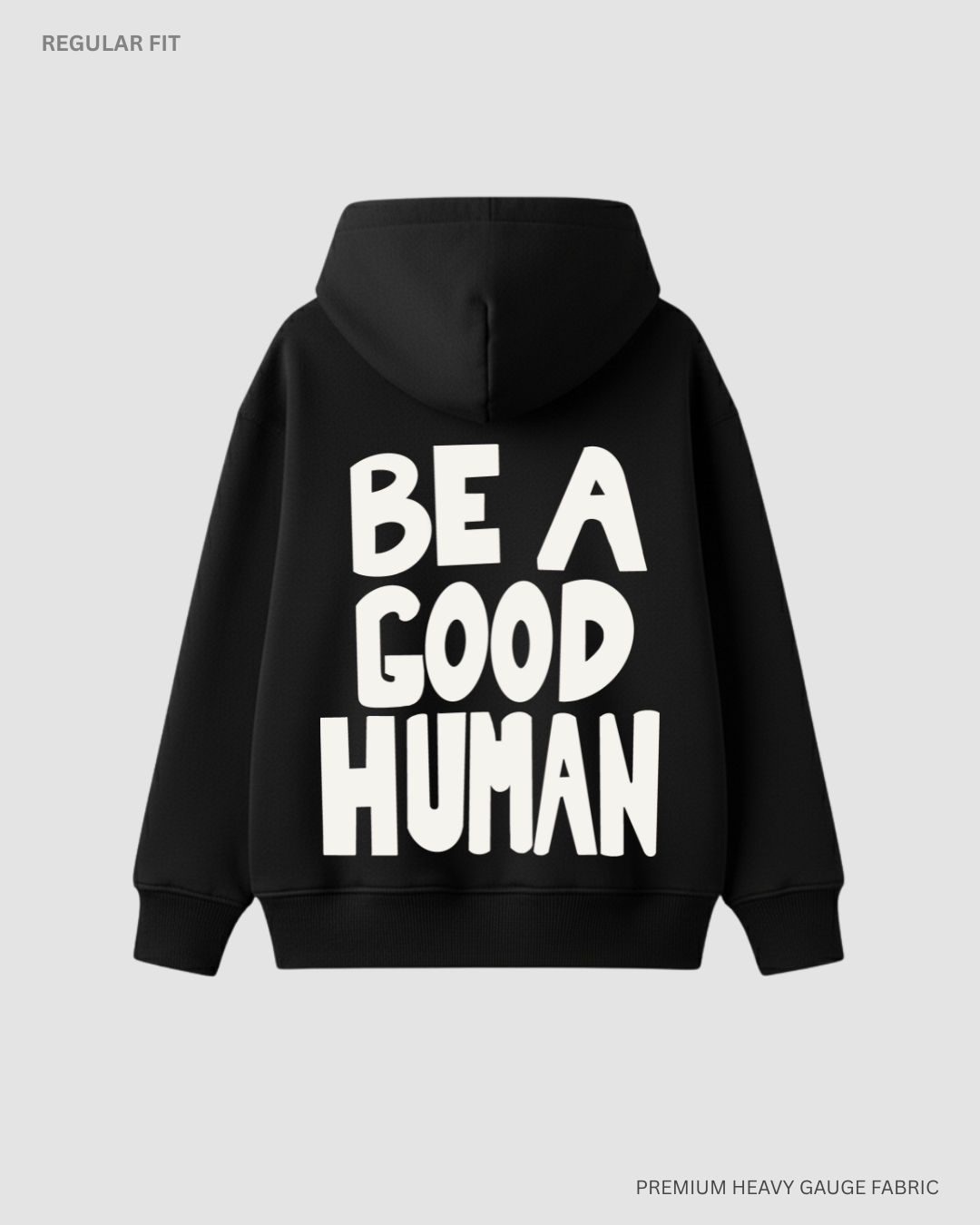 Be a good human- Nomad- Jimin (Double Sided Print): BTS- Winter Hoodie BLACK