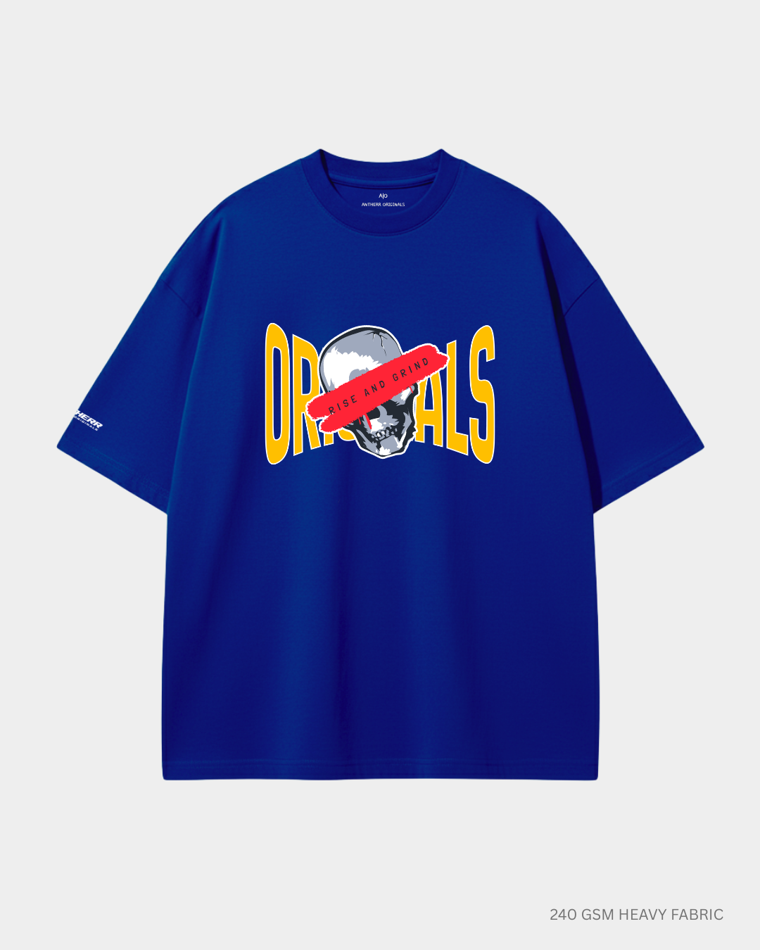 Rise and Grind Unisex Oversized T-Shirt | Antherr Originals