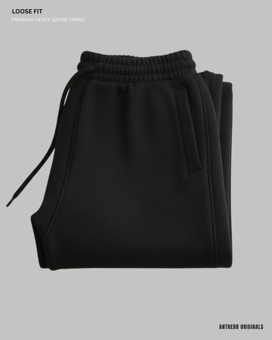 Black Unisex Everyday Sweatpants