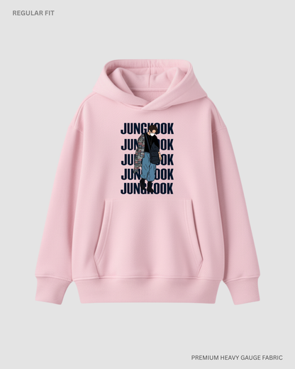 Jungkook: BTS Winter Hoodies BABY PINK