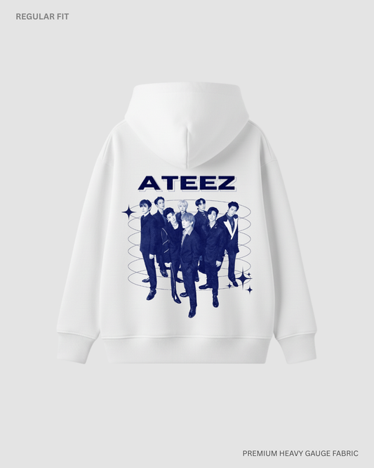 Ateez Winter Hoodie WHITE
