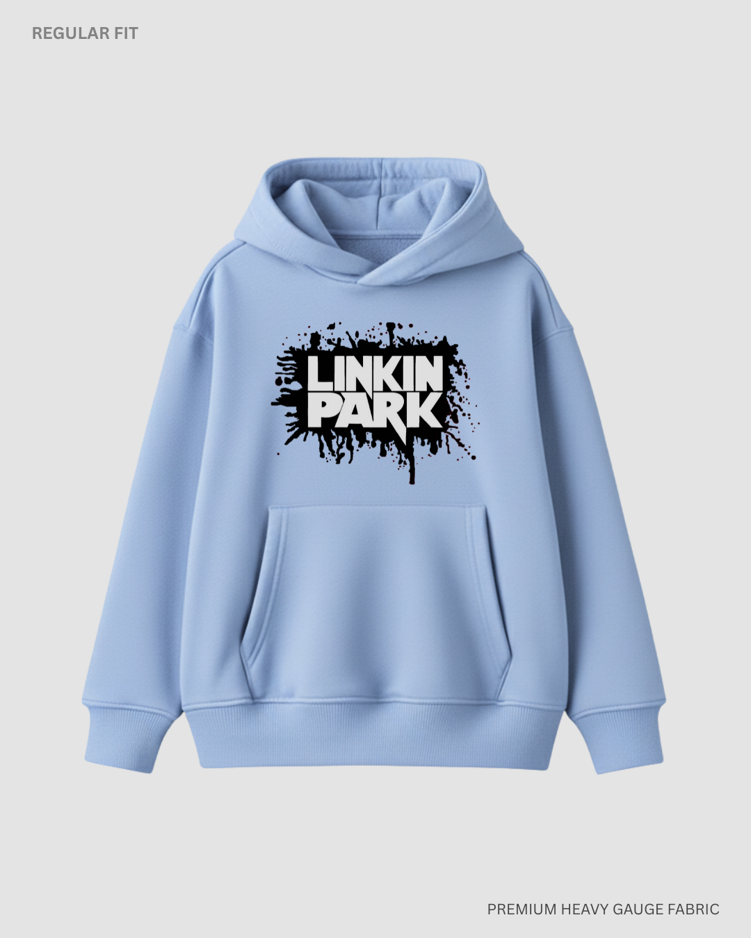 Linkin Park Unisex Winter Hoodies Baby Blue