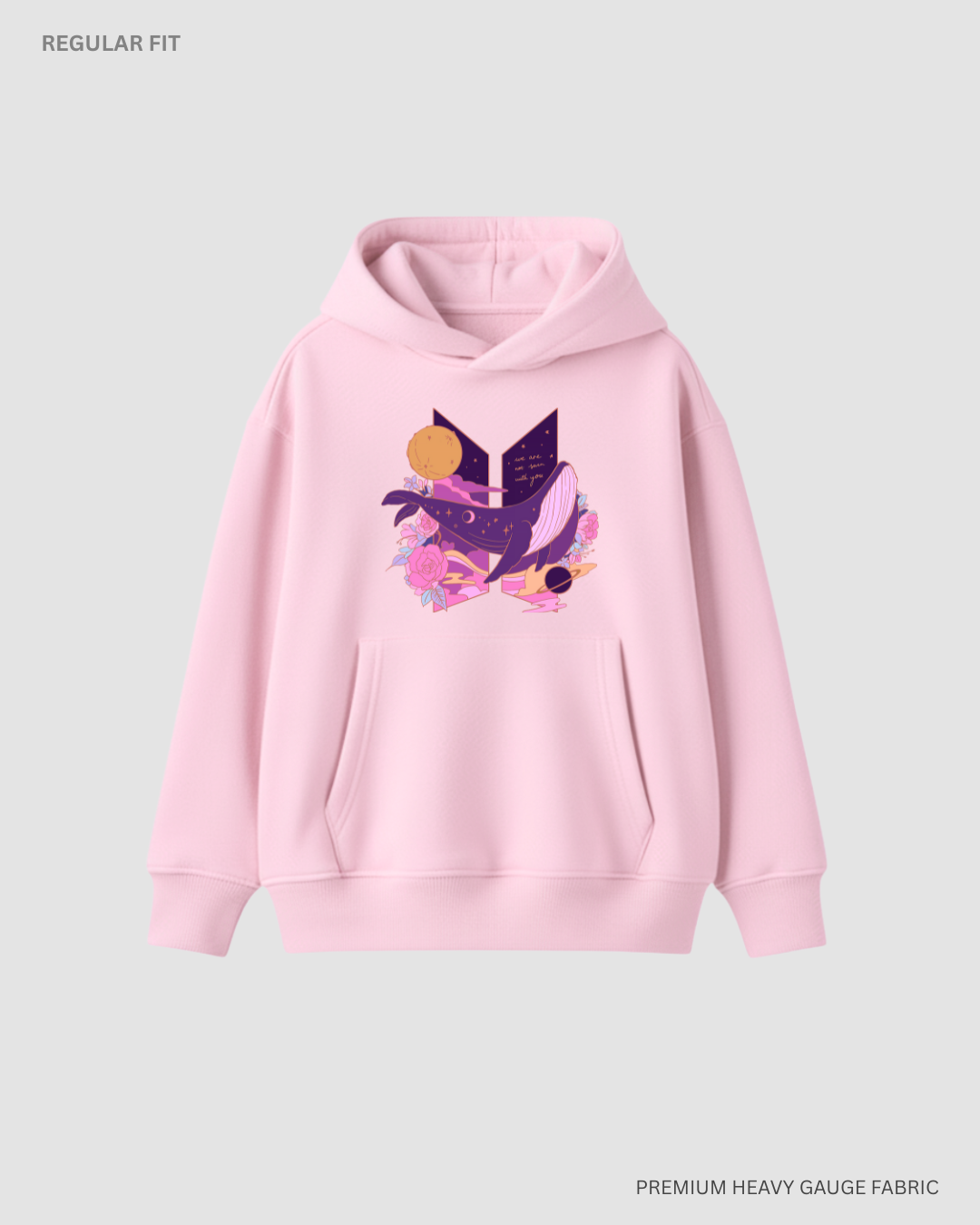 We are not seven with you: BTS Winter Hoodies