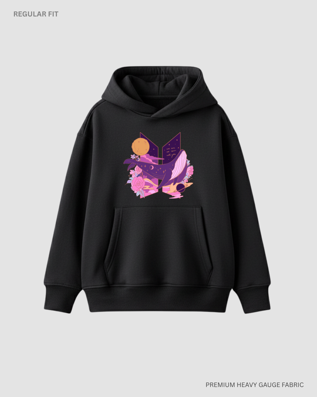 We are not seven with you: BTS Winter Hoodies