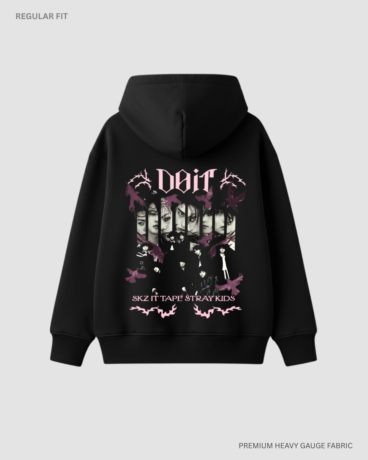 Do It: Straykids- Winter Hoodie BLACK